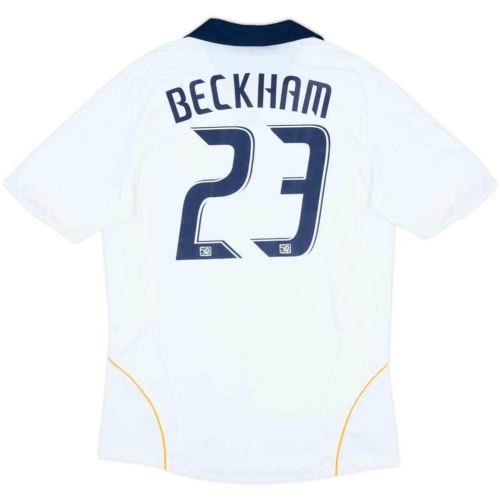 2007-08 LA Galaxy Home Shirt Beckham #23 - 4/10 - (M)