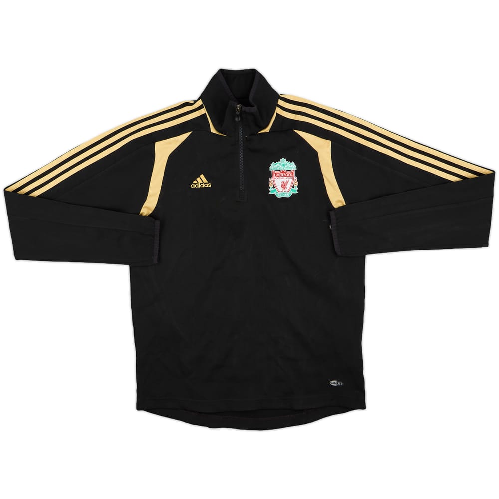2008-09 Liverpool adidas 1/4 Zip Drill Top - 8/10 - (S/M)