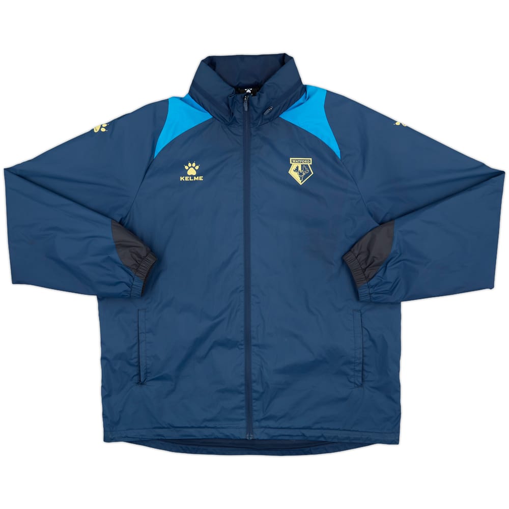 2021-22 Watford Kelme Hooded Rain Jacket - 8/10 - (XXL)