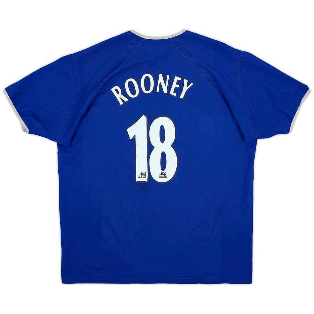 2003-04 Everton Home Shirt Rooney #18 - 5/10 - (L)