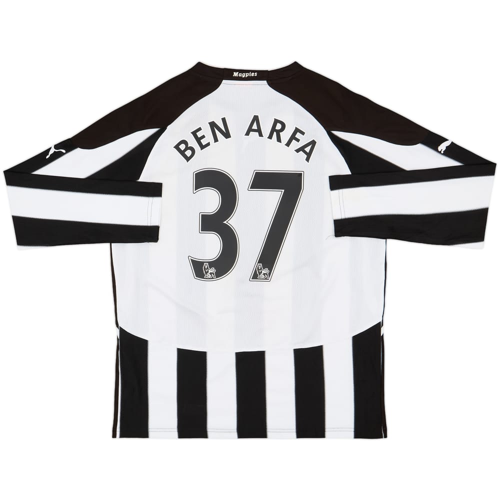 2010-11 Newcastle Home L/S Shirt Ben Arfa #37 - 6/10 - (L)