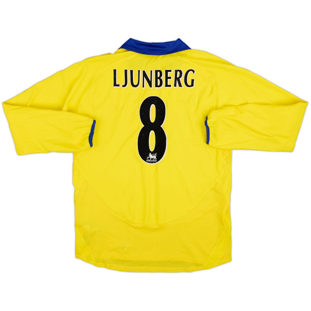 2003-05 Arsenal Away L/S Shirt Ljunberg #8 - 7/10 - (M)