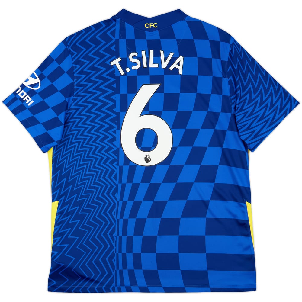 2021-22 Chelsea Home Shirt T.Silva #6 - 10/10 - (XL)