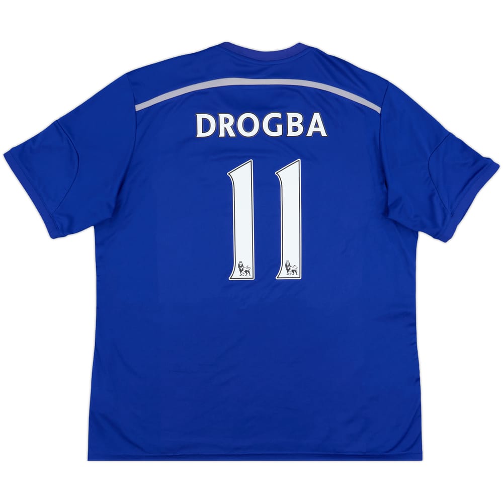 2014-15 Chelsea Home Shirt Drogba #11 - 6/10 - (XXL)