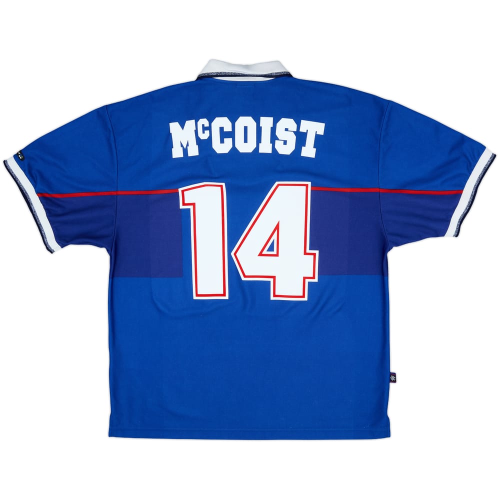 1997-99 Rangers Home Shirt McCoist #14 - 9/10 - (XL)