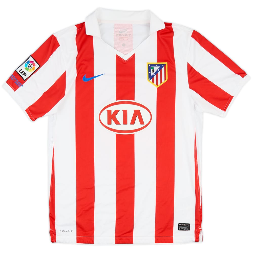 2010-11 Atletico Madrid Home Shirt #4 - 8/10 - (M)