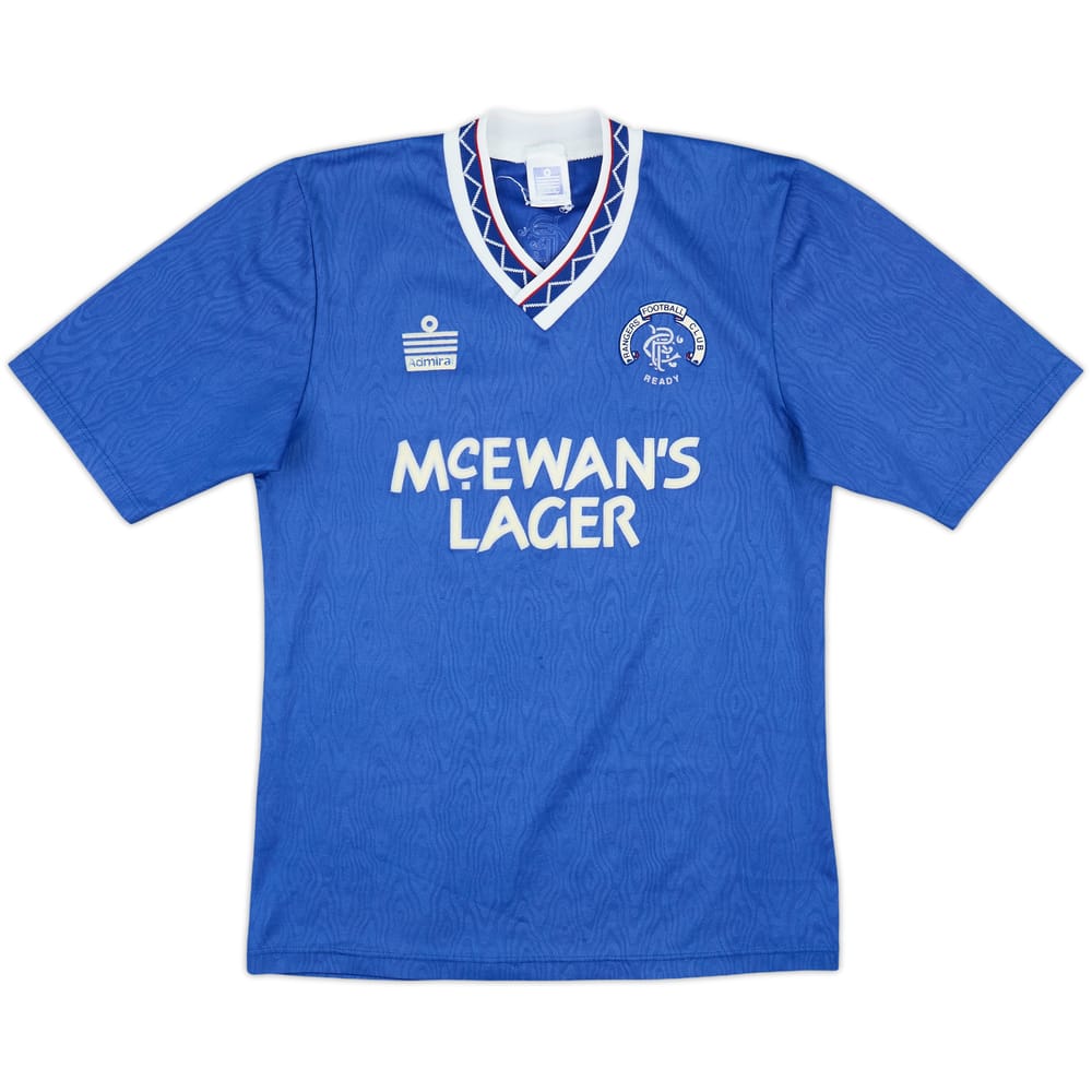 1990-92 Rangers Home Shirt - 9/10 - (M)