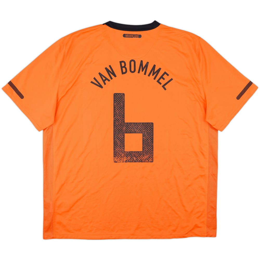 2010-11 Netherlands Home Shirt van Bommel #6 (XXL)