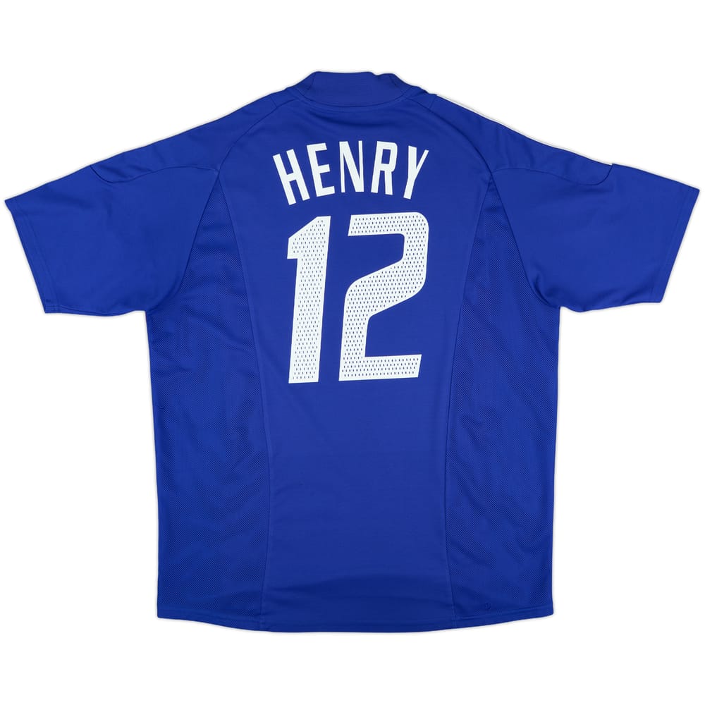 2002-04 France Home Shirt Henry #12 - 8/10 - (XL)