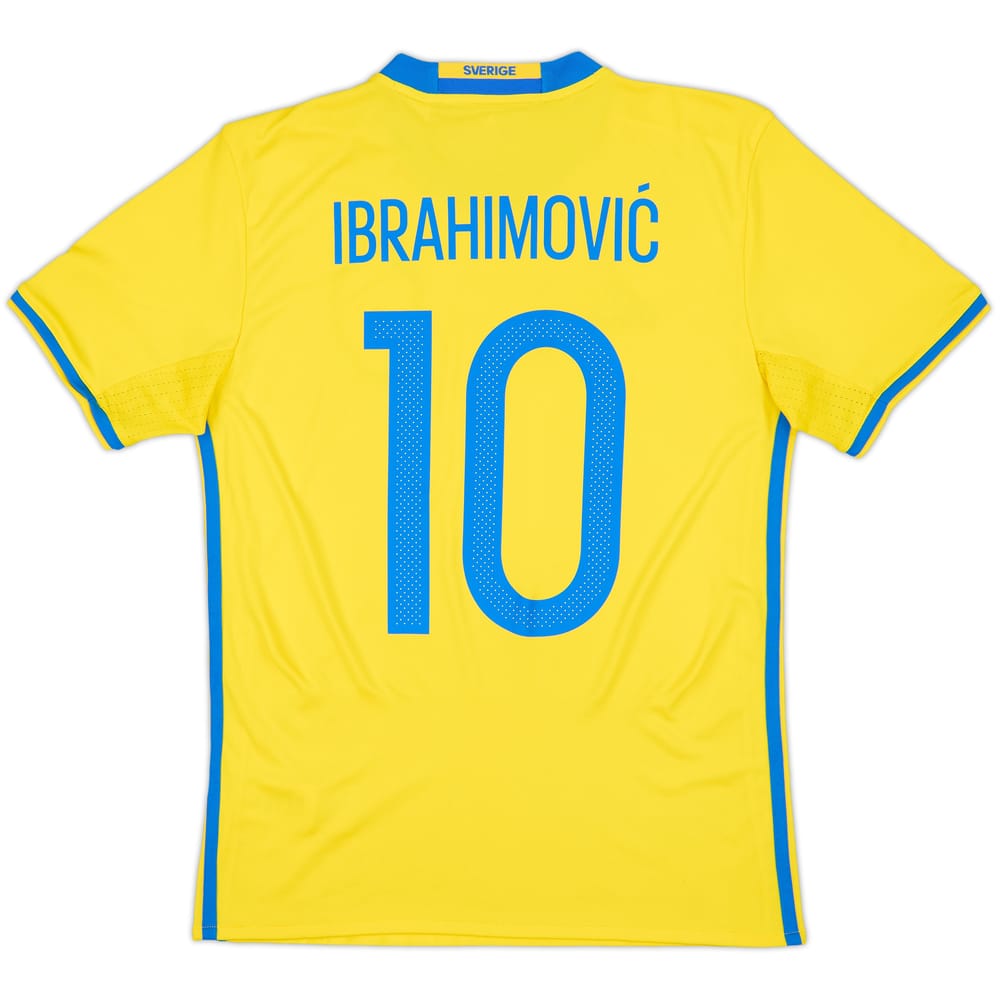 2016-17 Sweden Home Shirt Ibrahimovic #10 - 10/10 - (S)