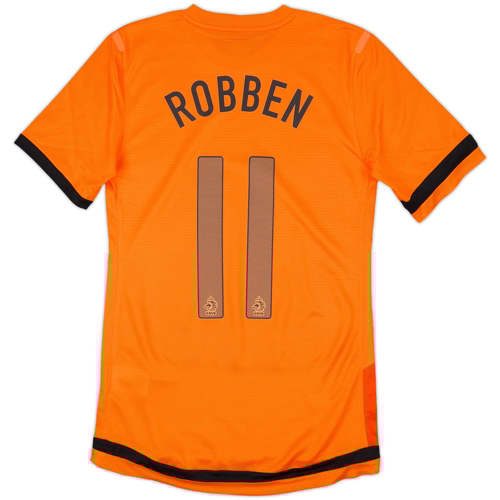 2012-13 Netherlands Player Issue Home Shirt Robben #11 - 8/10 - (S)