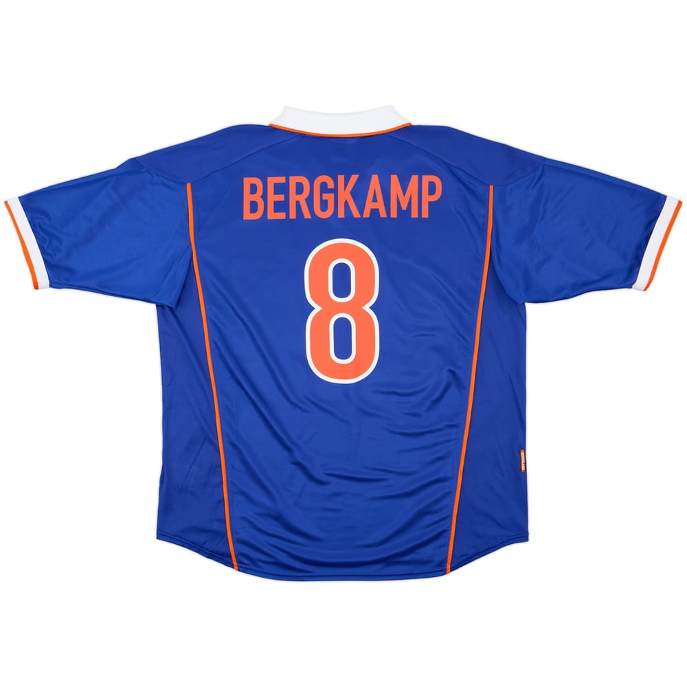 1998-00 Netherlands Away Shirt Bergkamp #8 - 10/10 - (XXL)