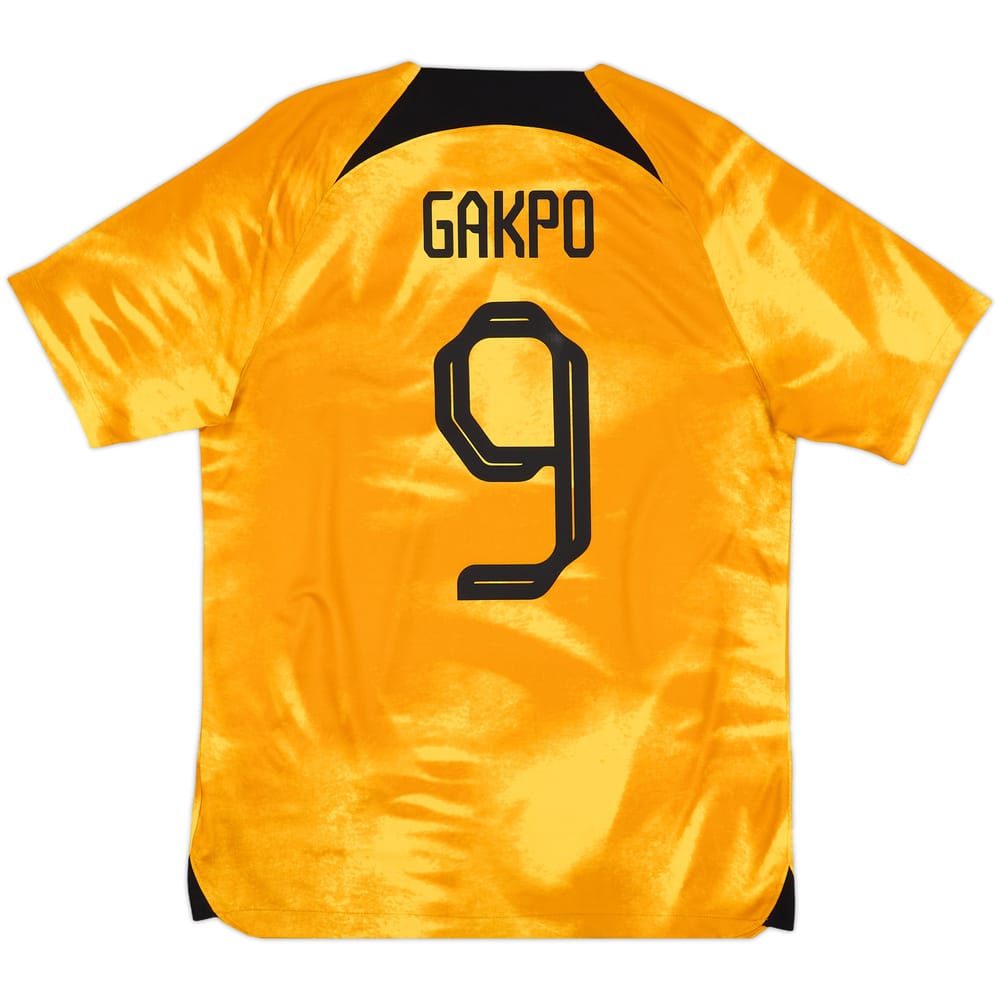 2022-23 Netherlands Home Shirt Gakpo #9 - 8/10 - (M)