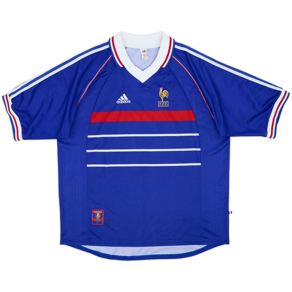 1998-00 France Home Shirt - 10/10 - (XL)