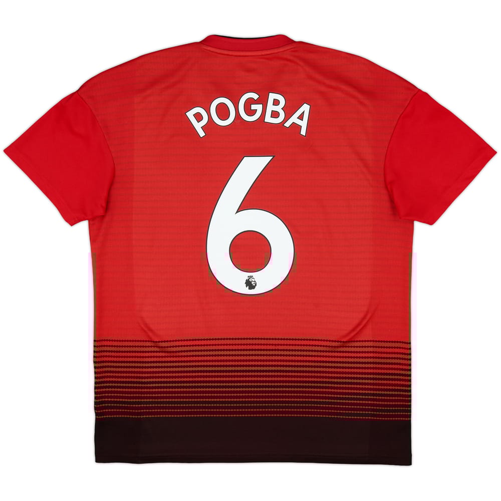 2018-19 Manchester United Home Shirt Pogba #6 - 7/10 - (M)