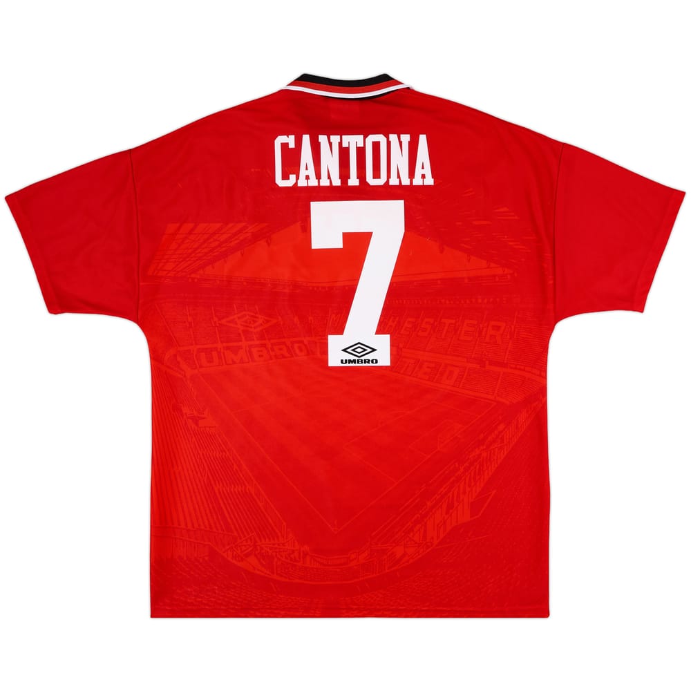 1994-96 Manchester United Home Shirt Cantona #7 - 10/10 - (XL)