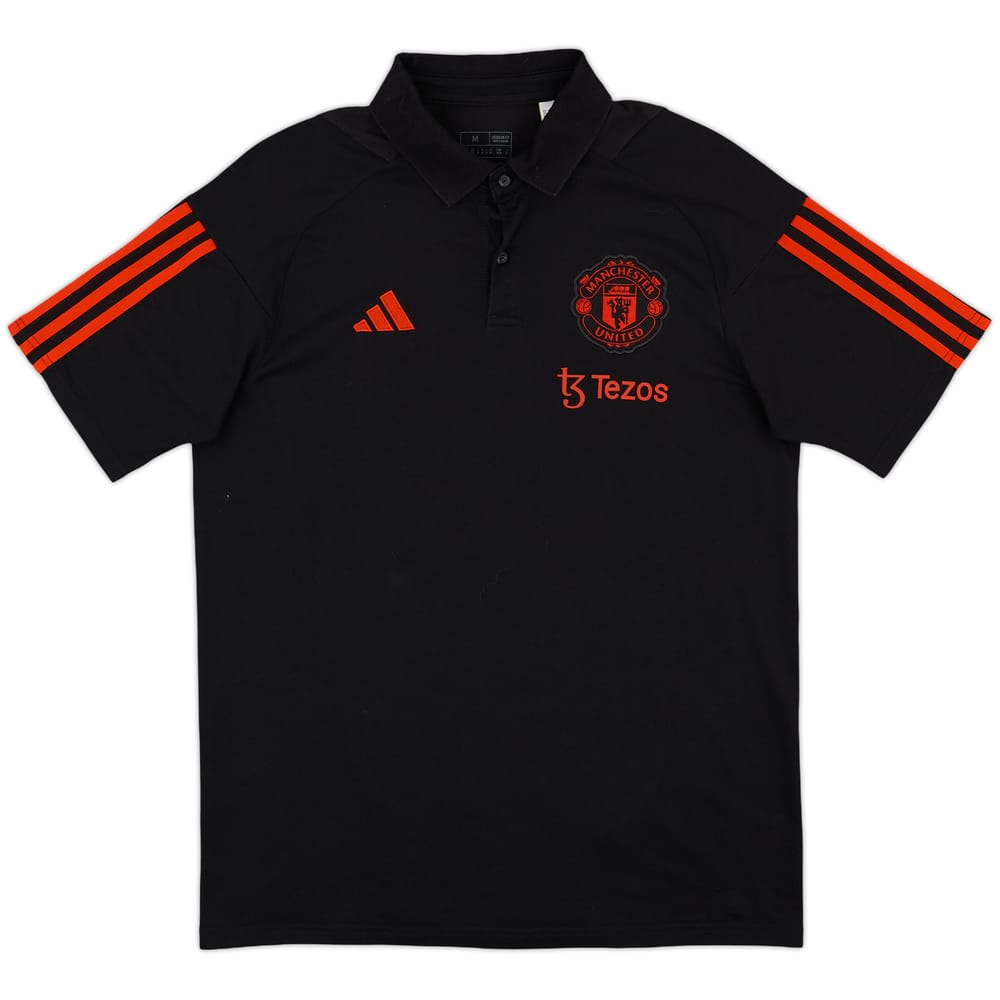 2023-24 Manchester United adidas Polo Shirt - 9/10 - (M)