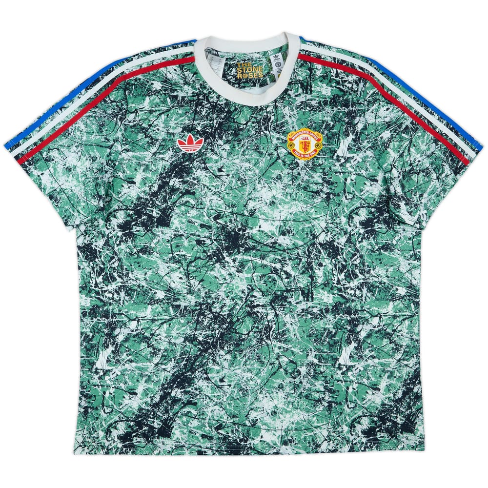 2023-24 Manchester United x adidas x Stone Roses Originals Icon Jersey - 7/10 - (XXL)