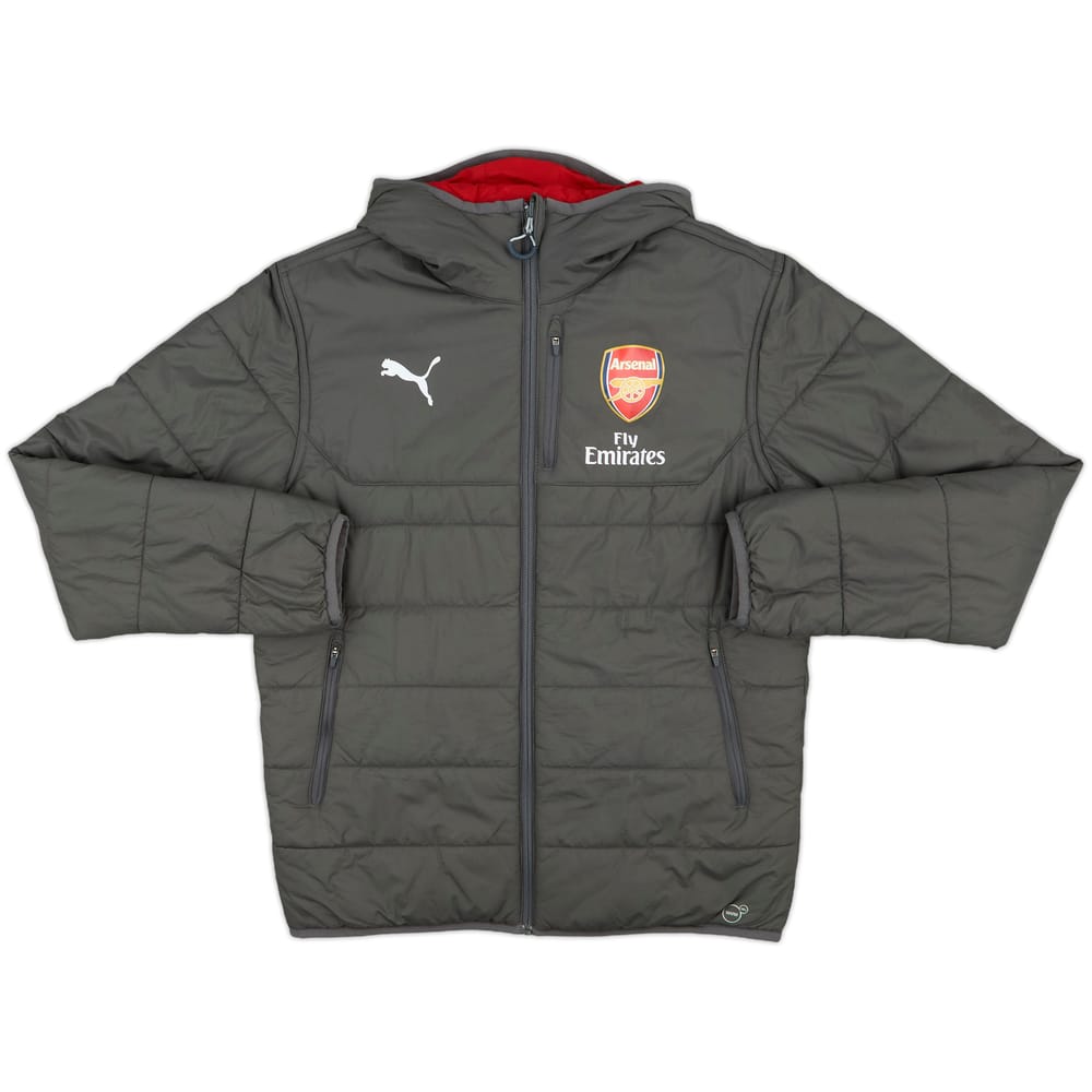 2016-17 Arsenal Puma Reversible Padded Bench Coat - 8/10 - (S)