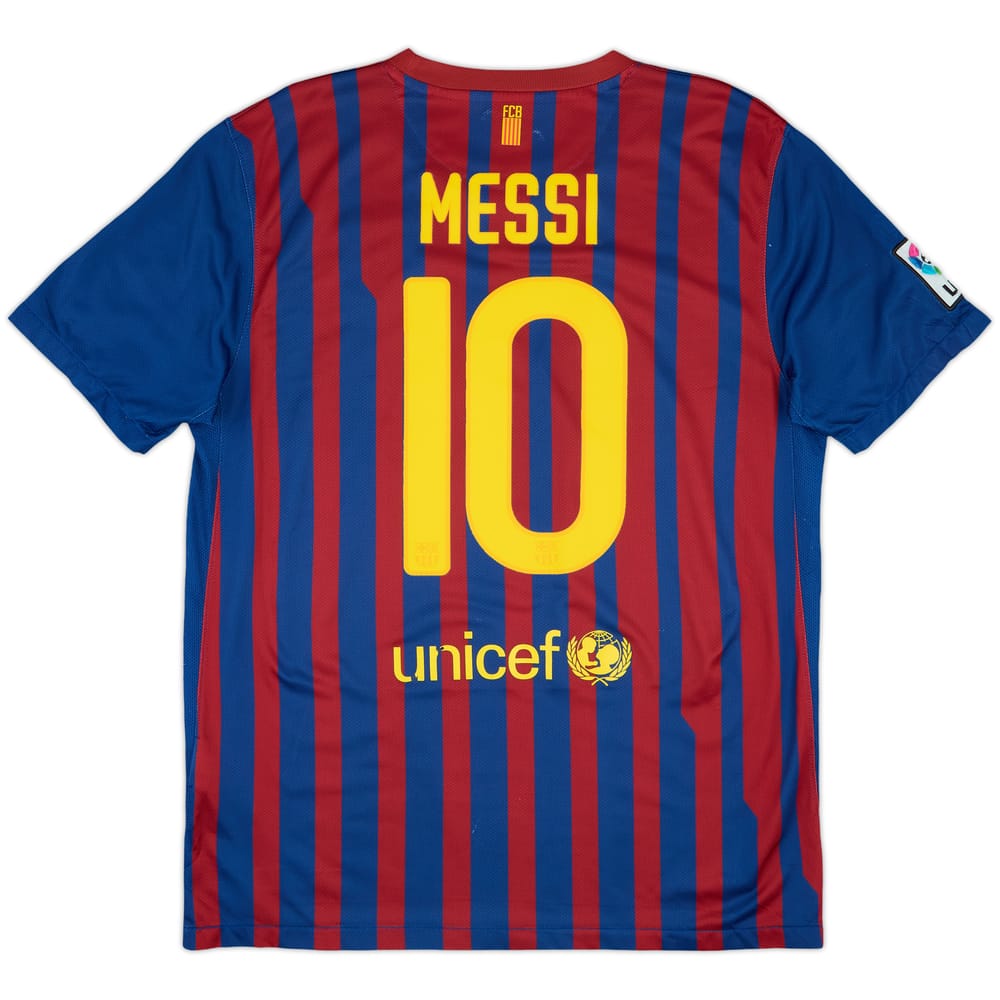 2011-12 Barcelona Home Shirt Messi #10 - 5/10 - (L)