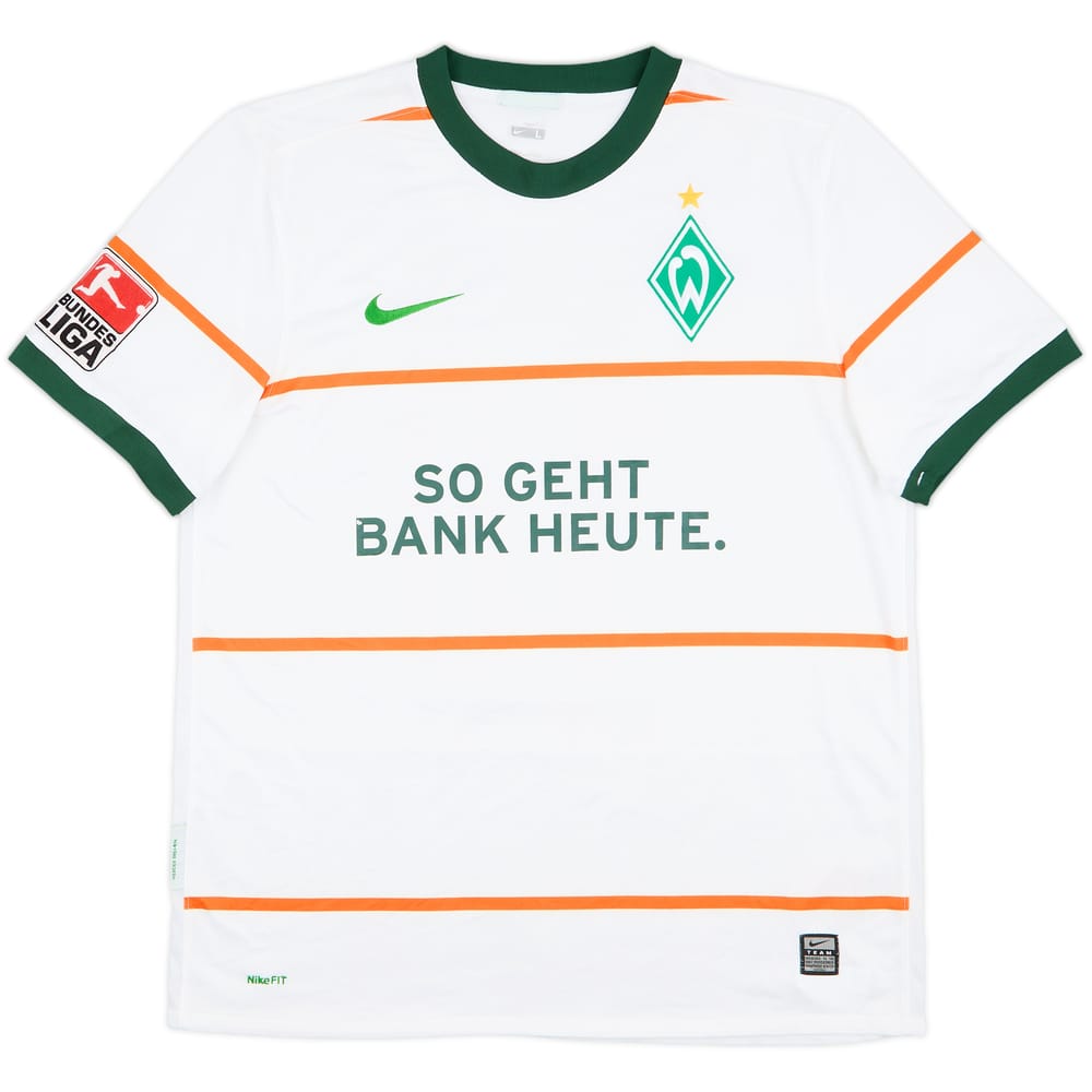 2009-10 Werder Bremen Away Shirt Marin #10 - 4/10 - (L)