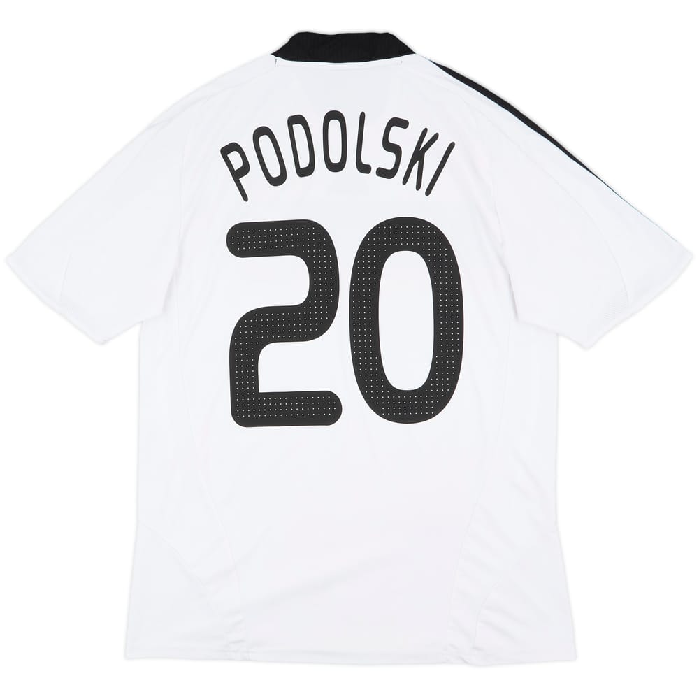 2008-09 Germany Home Shirt Podolski #20 - 6/10 - (M)