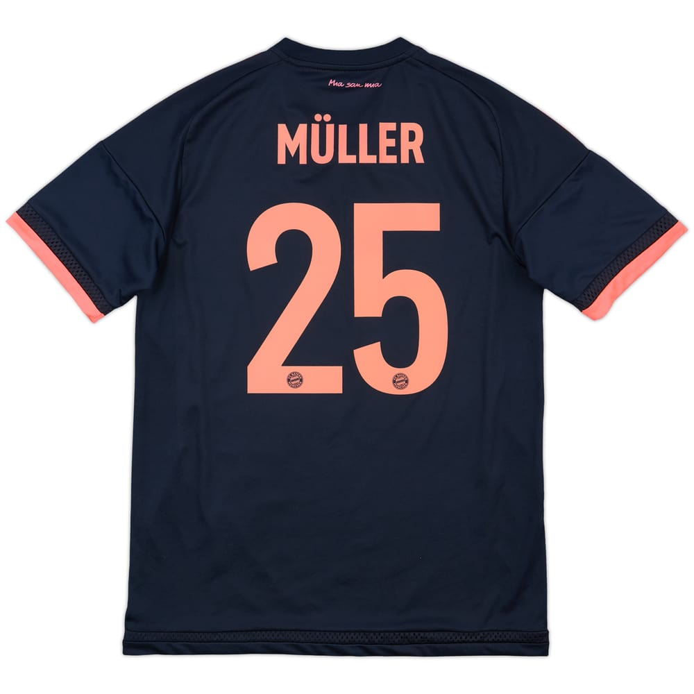 2019-20 Bayern Munich Third Shirt Muller #25 - 8/10 - (M)