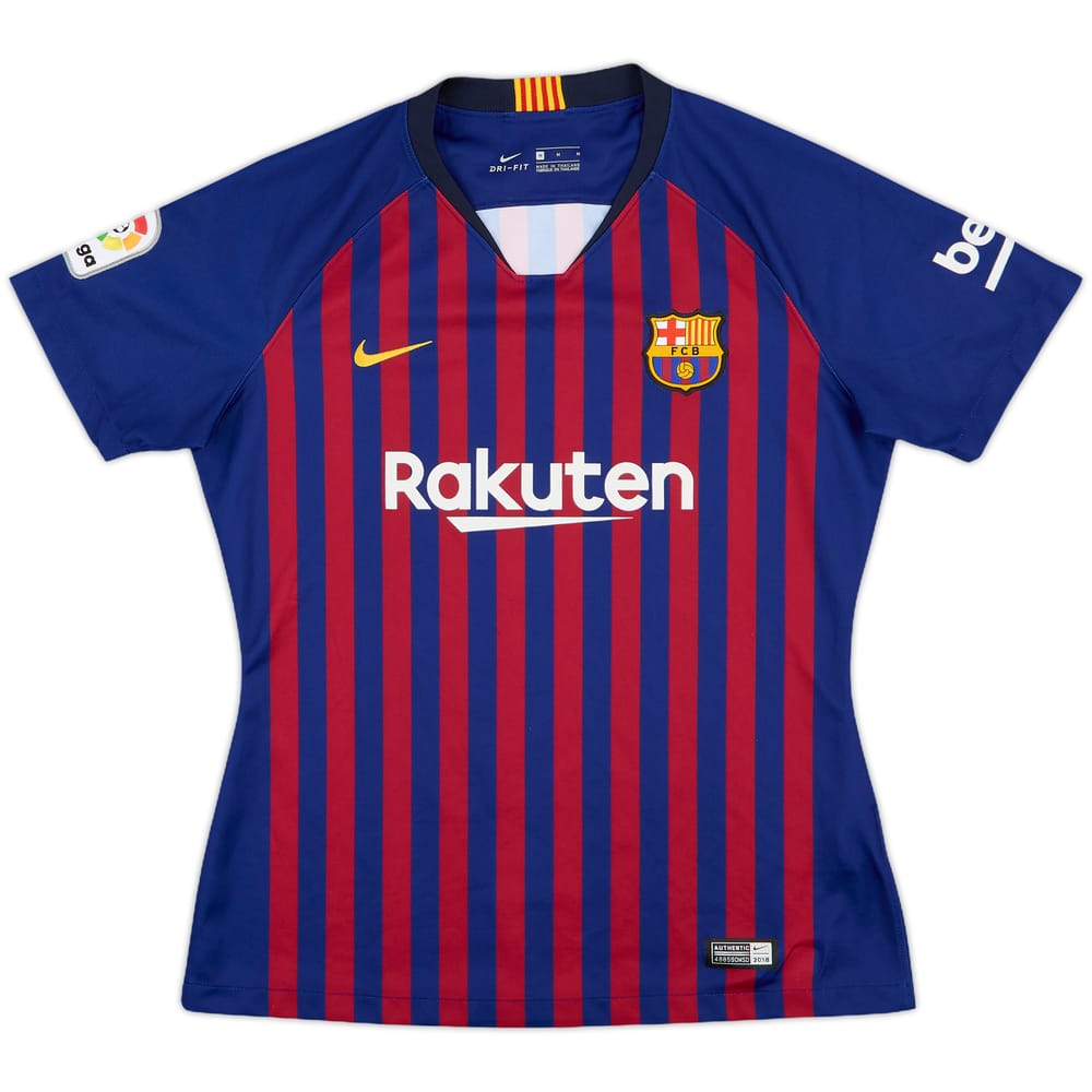 2018-19 Barcelona Home Shirt - 9/10 - (Women's M)