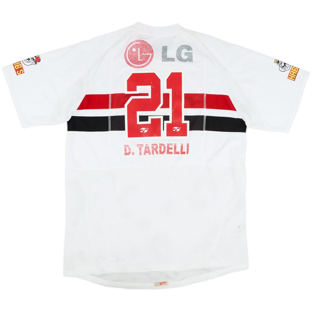 2004 Sao Paulo Home Shirt D. Tardelli #21 - 5/10 - (XL)