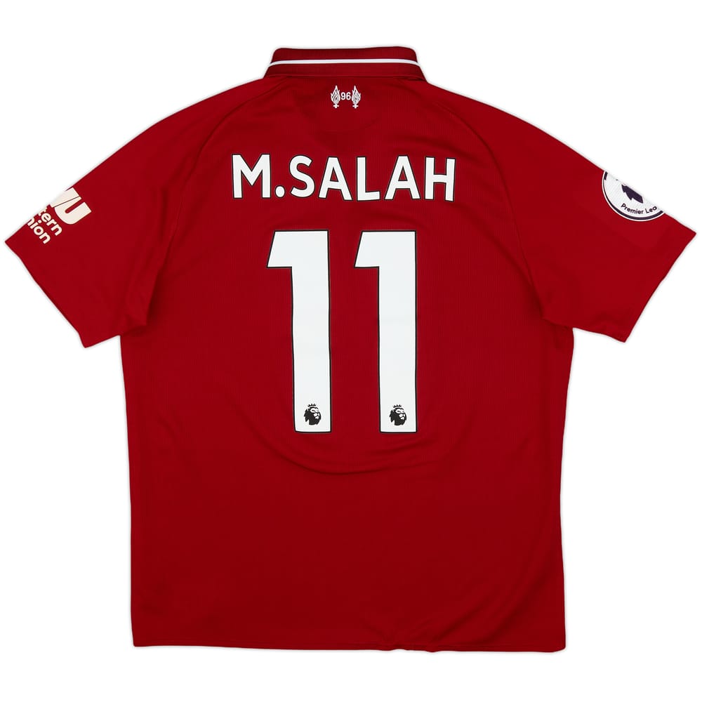 2019-20 Liverpool Home Shirt M.Salah #10 - 7/10 - (S)