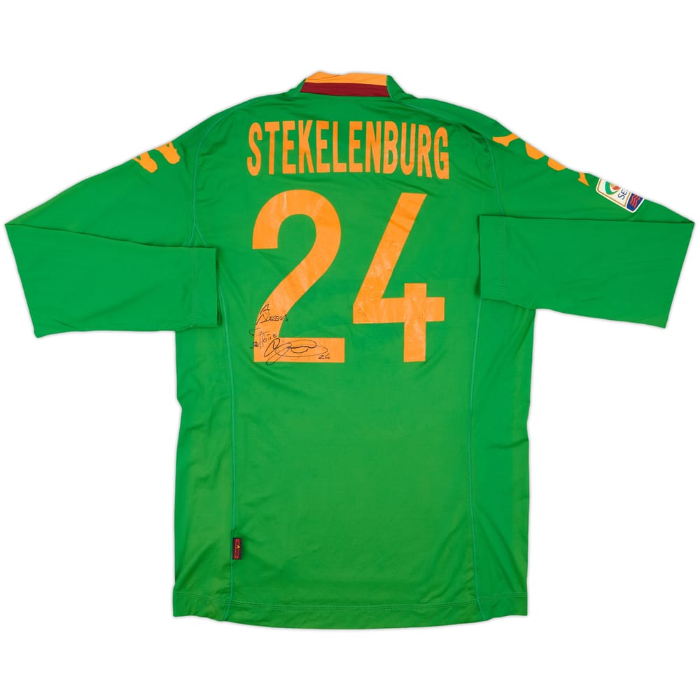 2012-13 Roma Match Issue Signed GK Shirt Stekelenburg #24
