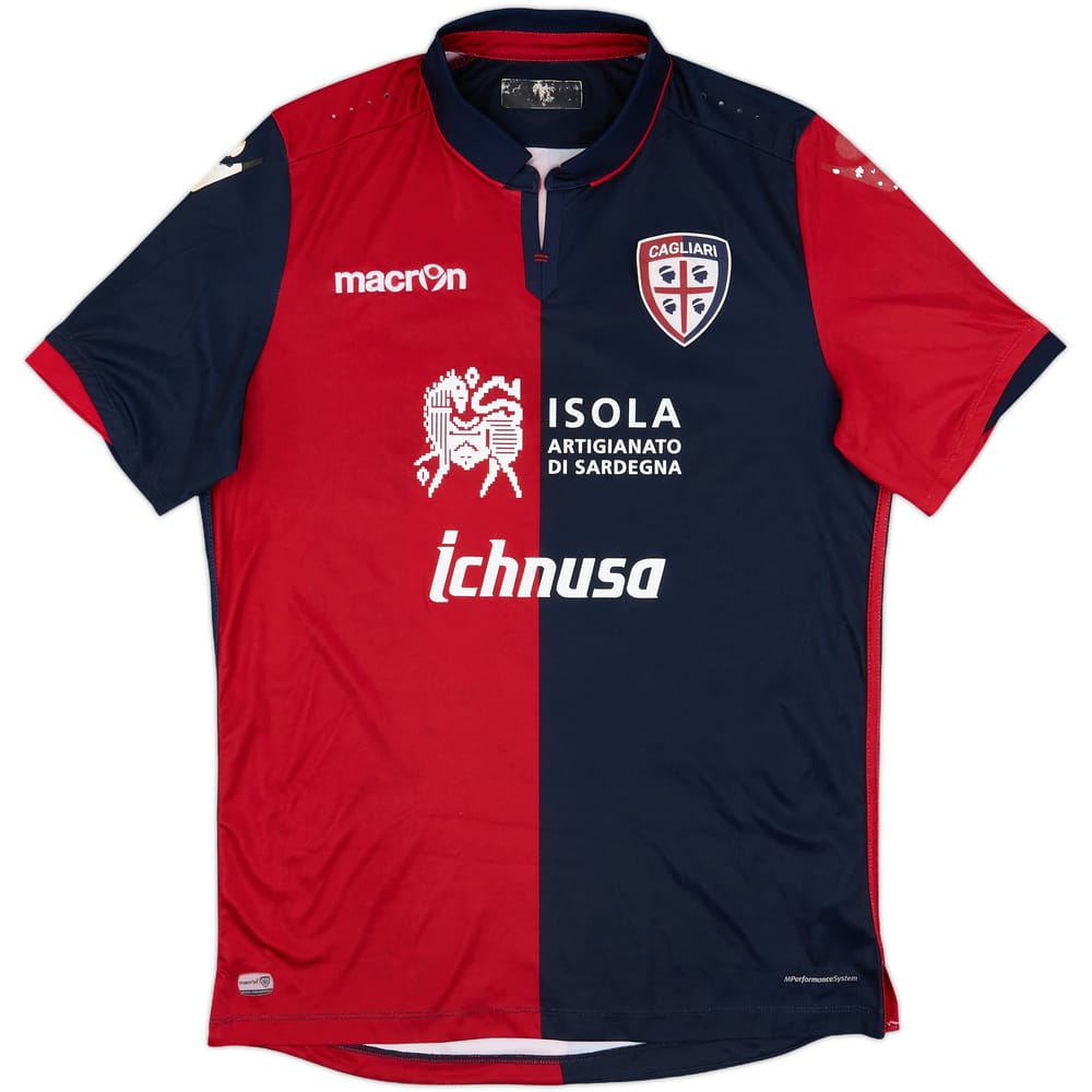 2016-17 Cagliari Home Shirt - 5/10 - (L)