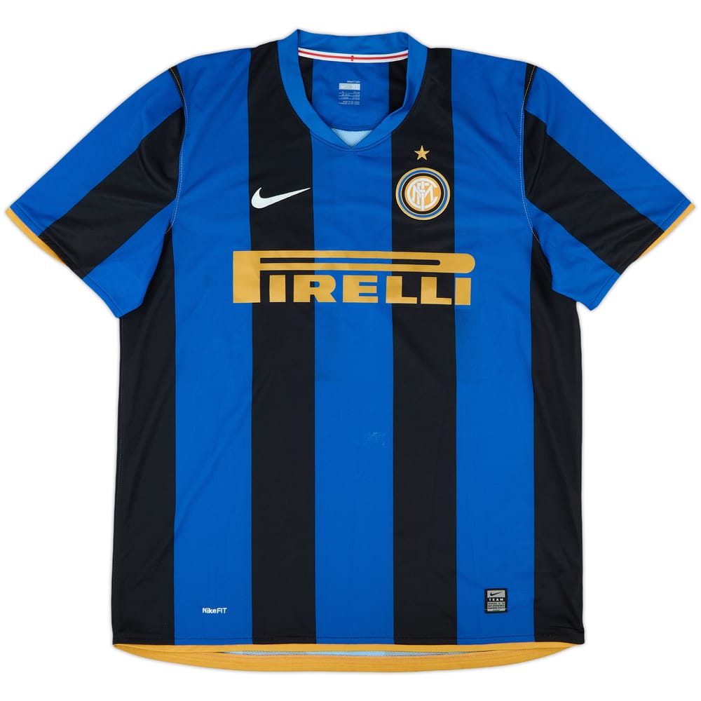 2008-09 Inter Milan Home Shirt - 8/10 - (XL)