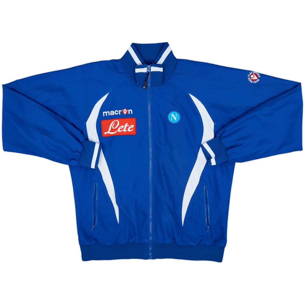 2009-10 Napoli Macron Track Jacket - 8/10 - (L)