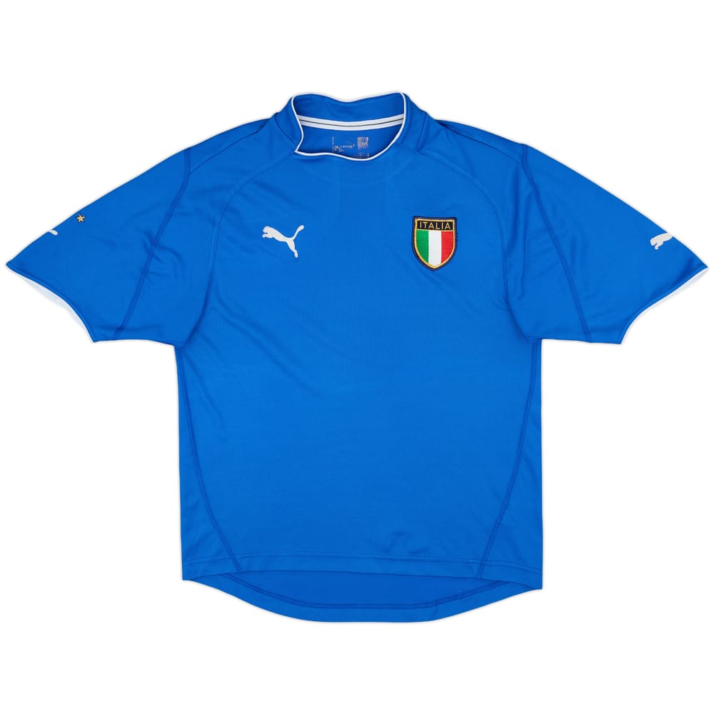 2003-04 Italy Home Shirt - 8/10 - (XL.Boys)