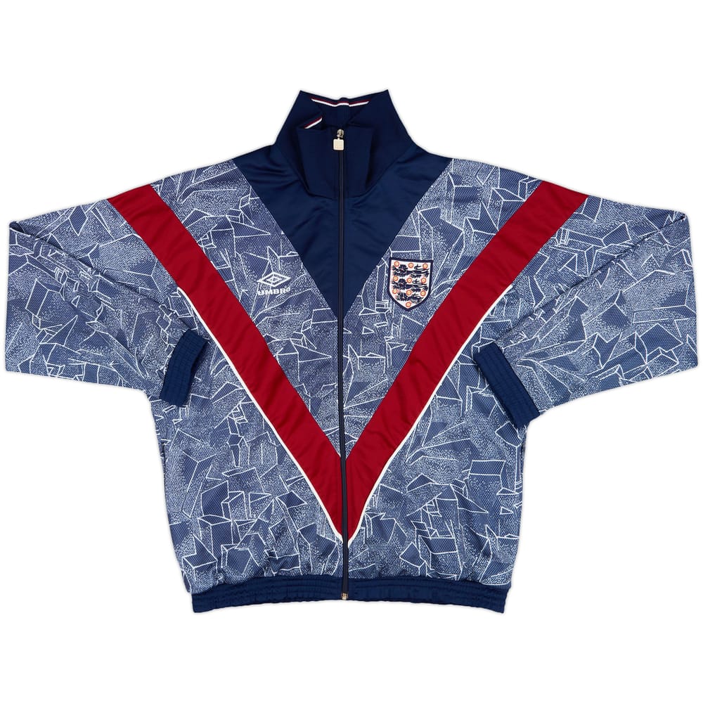 1993-95 England Umbro Track Jacket - 10/10 - (M)
