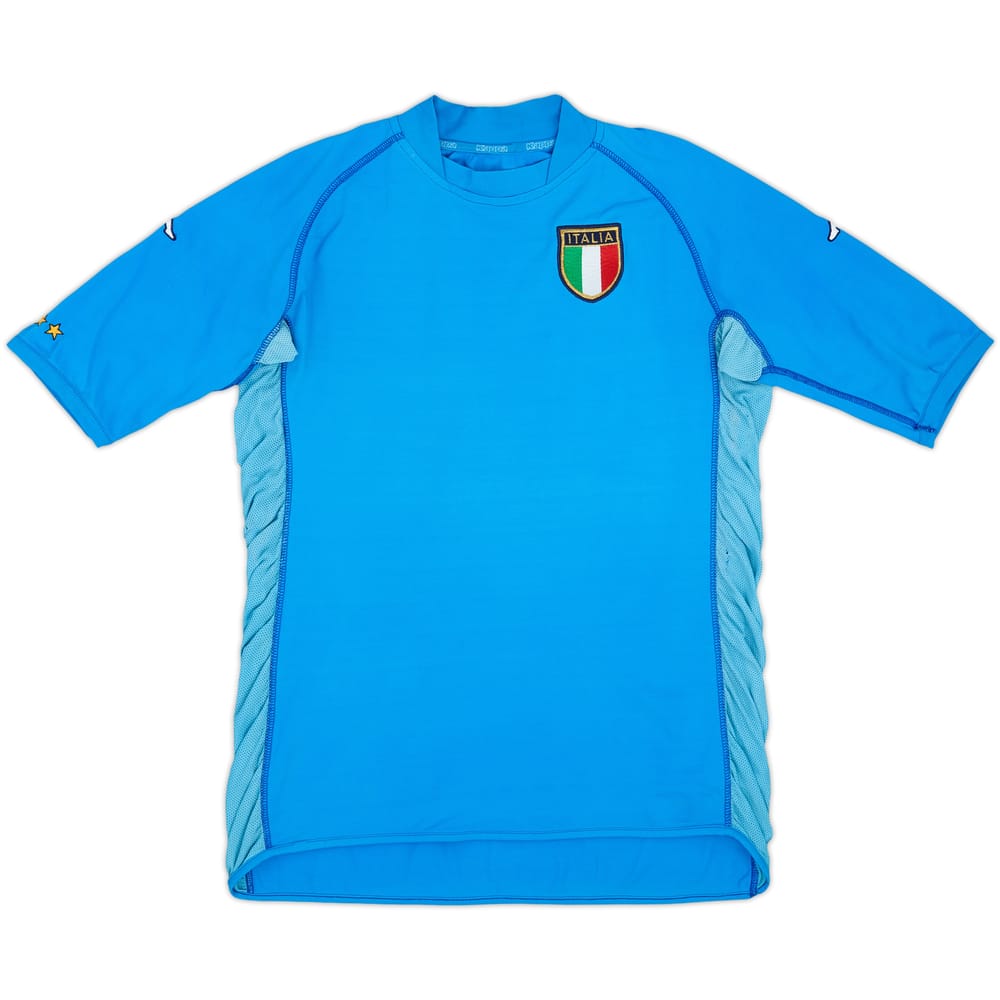 2002 Italy Home Shirt - 4/10 - (L)