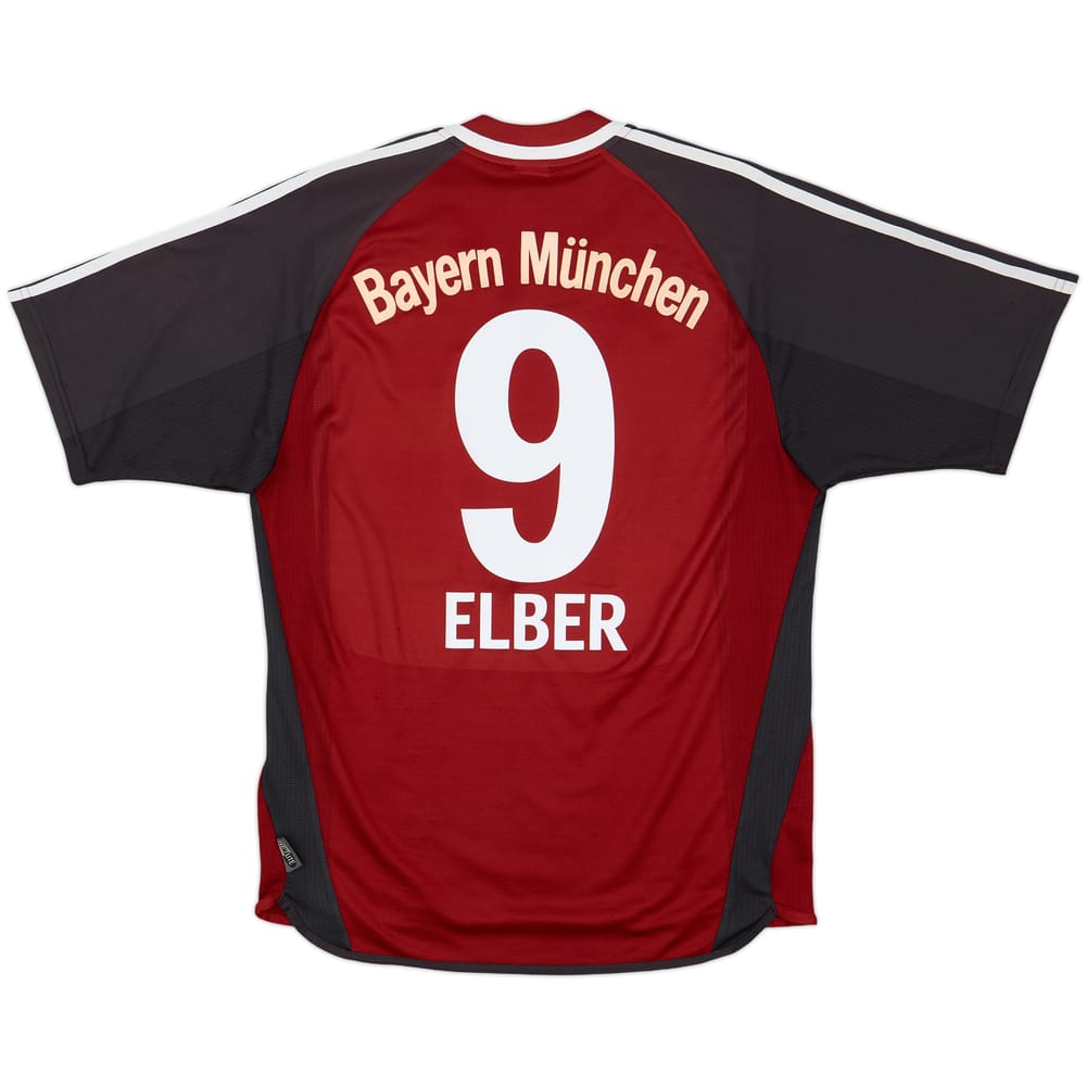 2001-02 Bayern Munich Home Shirt Elber #9 - 7/10 - (M)