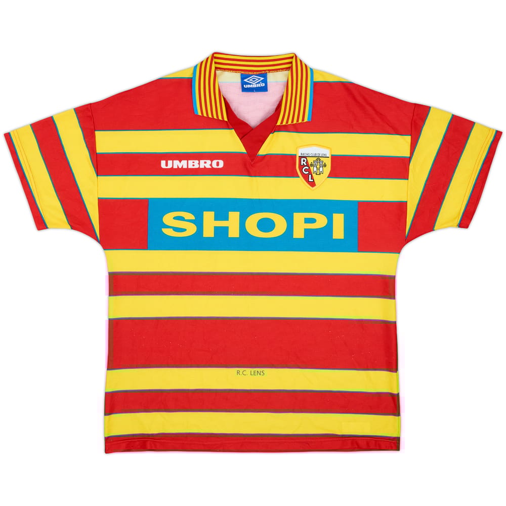 1996-97 Lens Home Shirt #10 - 8/10 - (L)