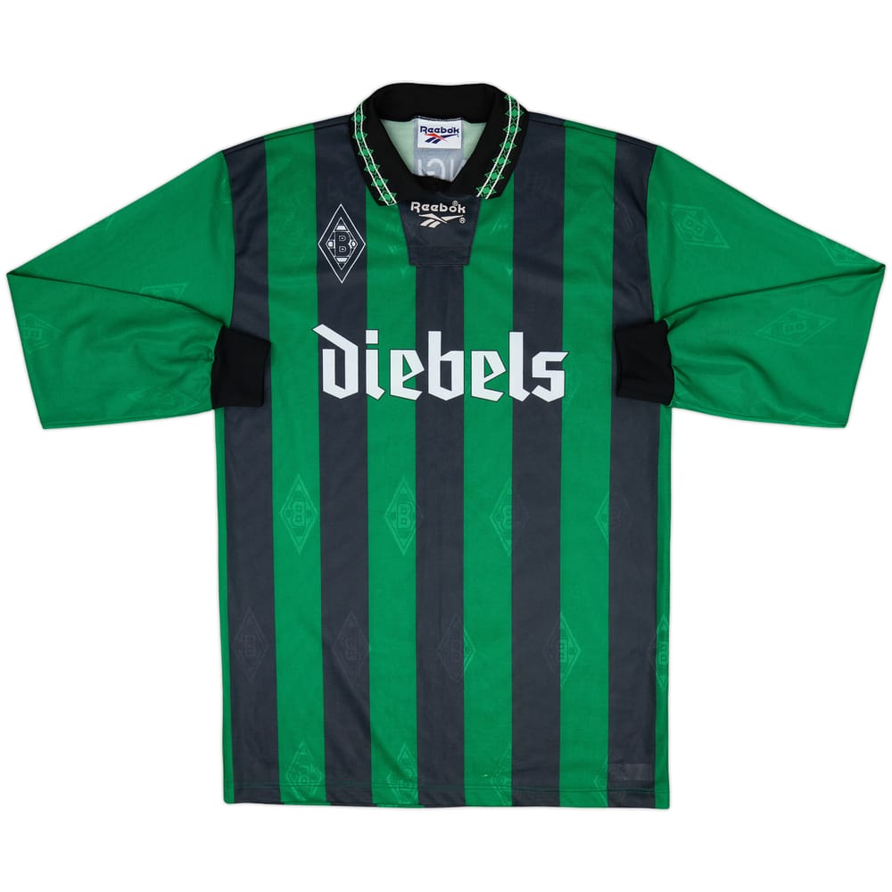 1995-96 Borussia Monchengladbach Away L/S Shirt - 8/10 - (M)