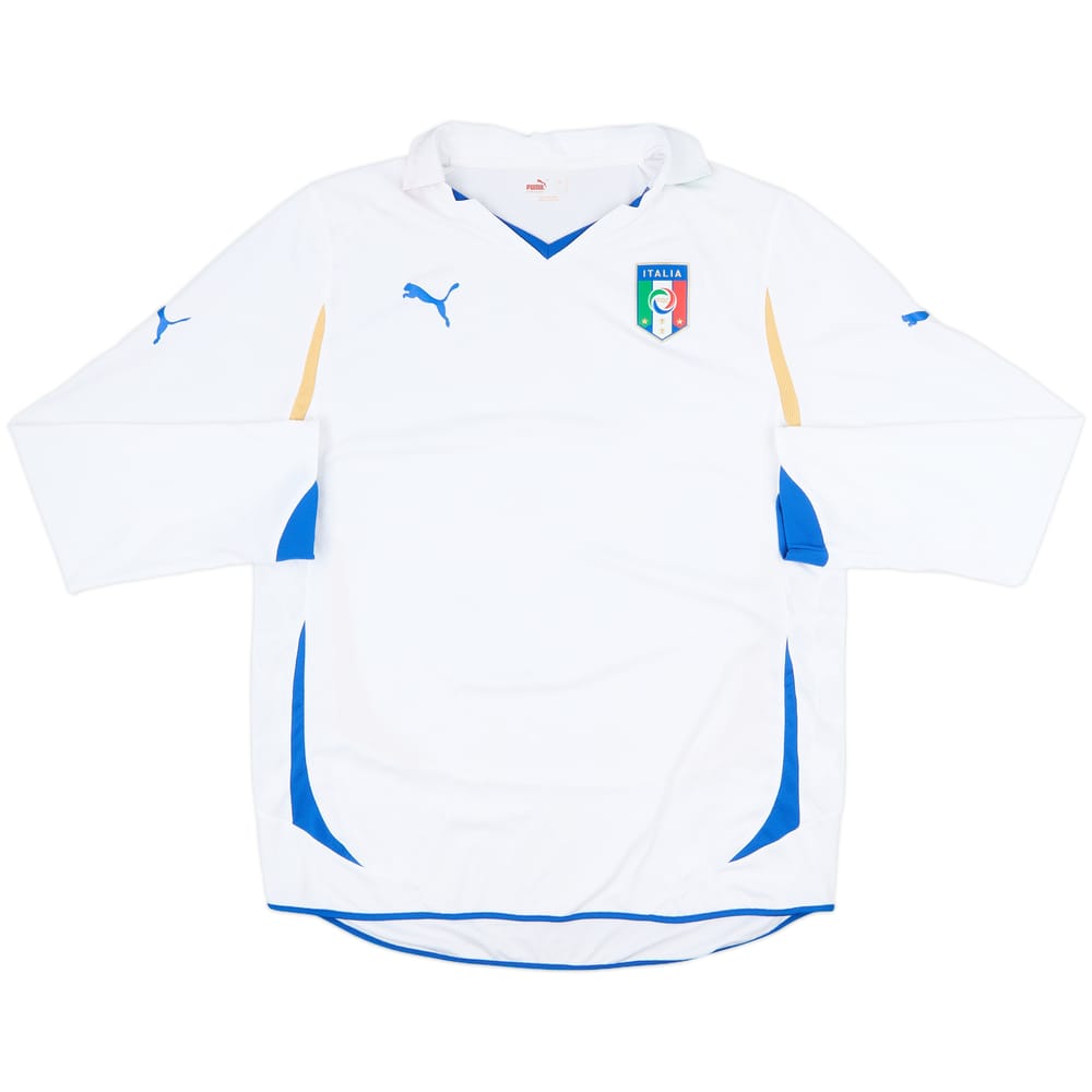 2010-12 Italy Player Issue Away L/S Shirt - 7/10 - (XL)
