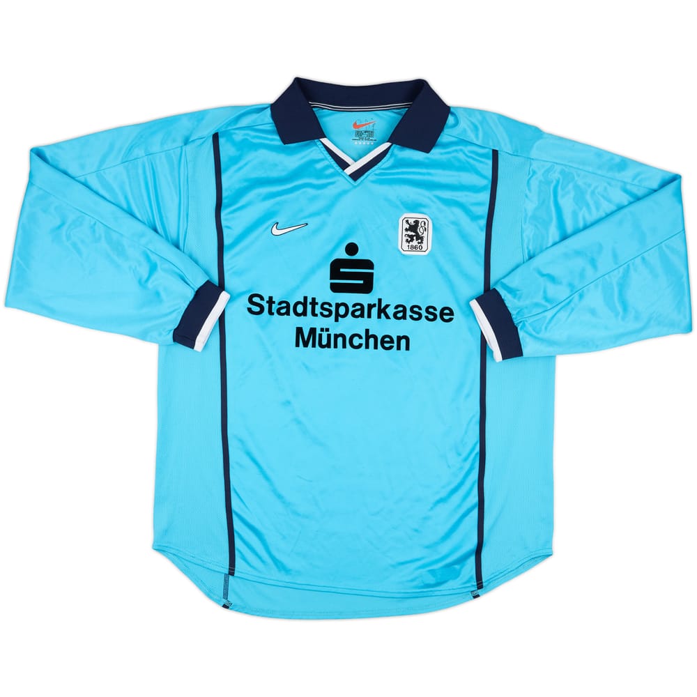 1999-01 1860 Munich II Match Issue Home L/S Shirt #10