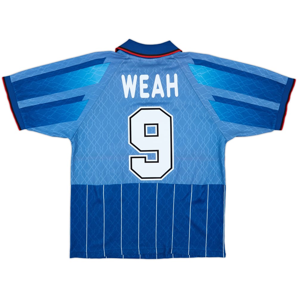 1995-96 AC Milan Fourth Shirt Weah #9 - 7/10 - (L)