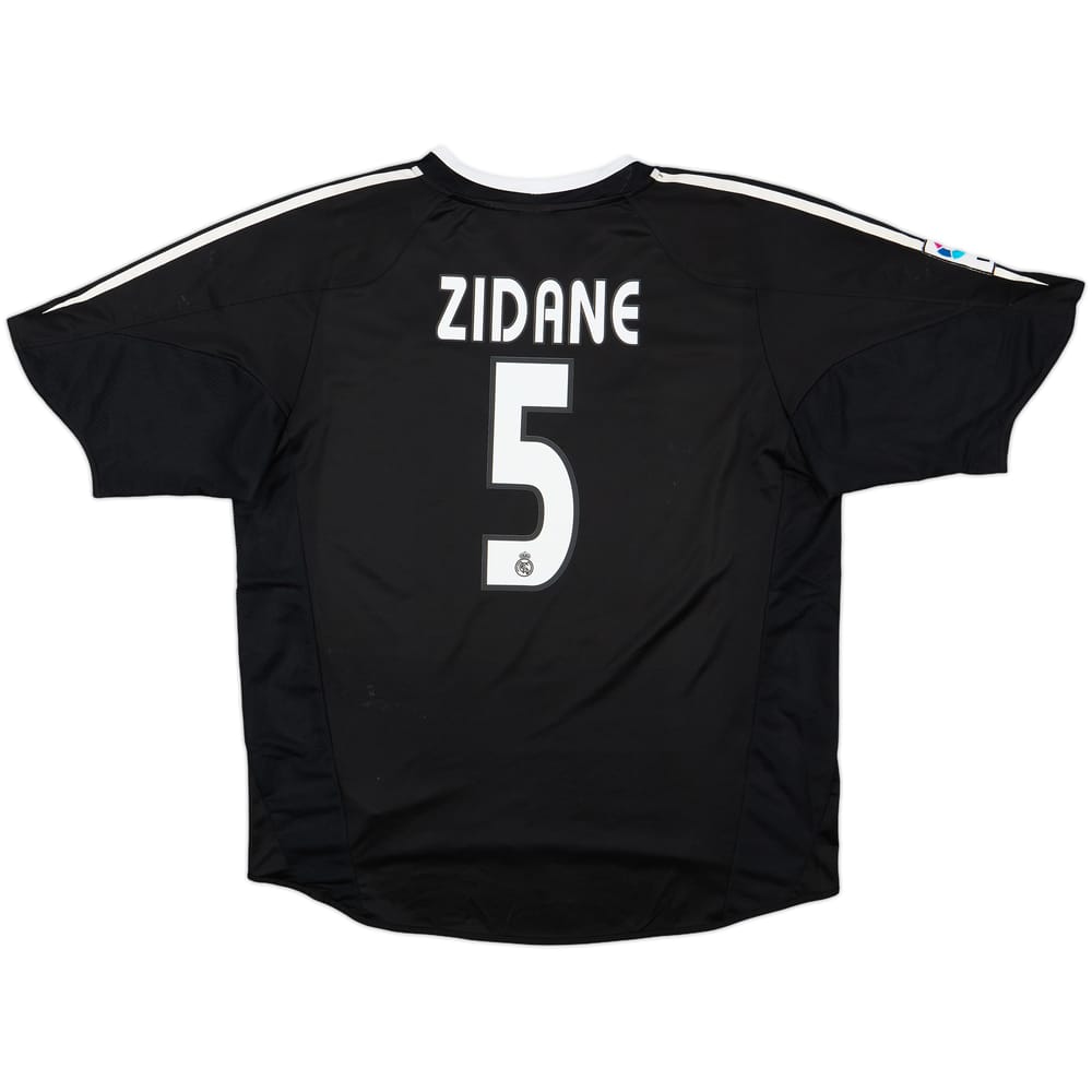 2003-04 Real Madrid Away Shirt Zidane #5 - 8/10 - (L)