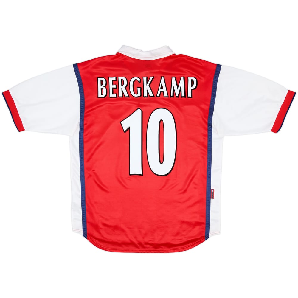 1998-99 Arsenal Home Shirt Bergkamp #10 - 8/10 - (M)