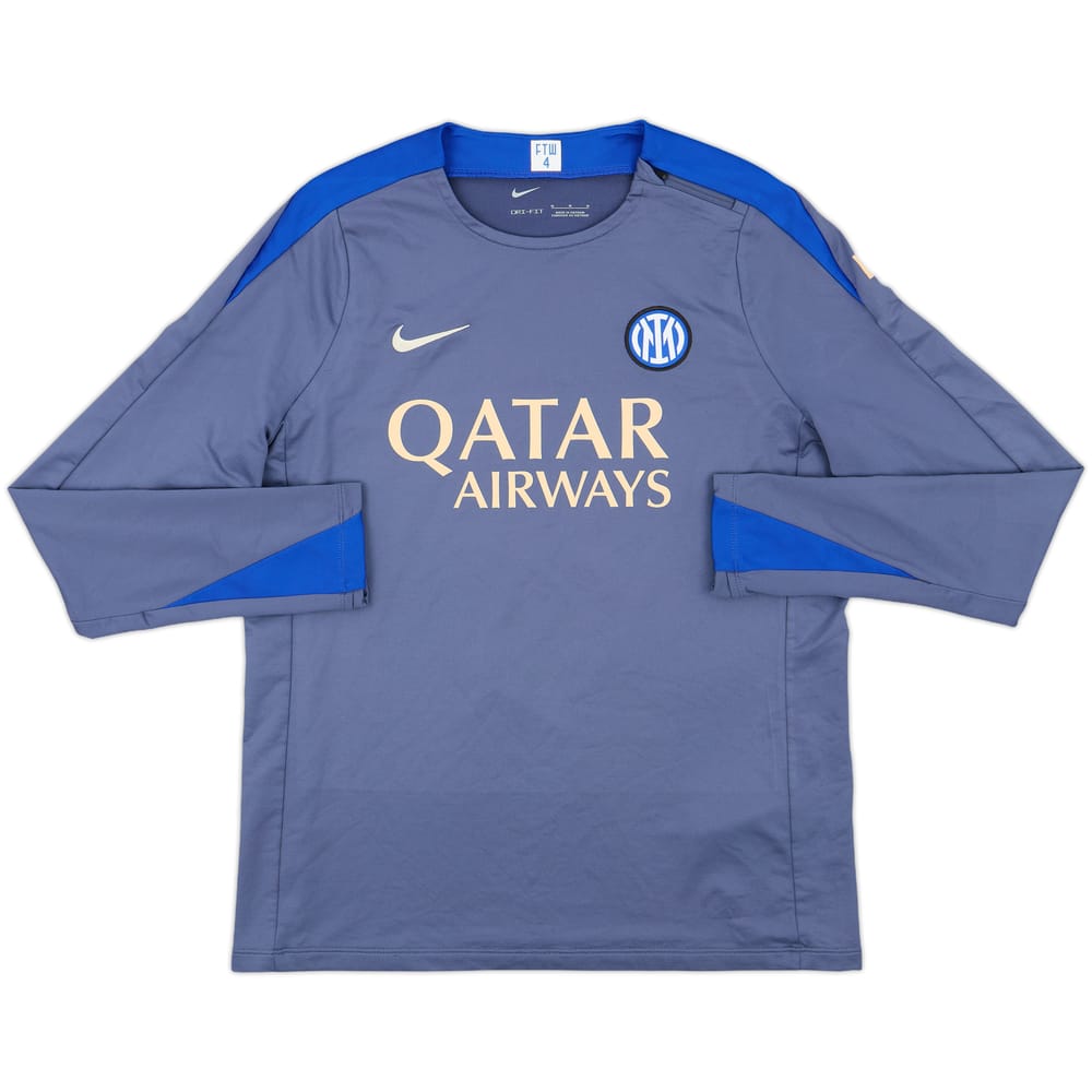 2024-25 Inter Milan Nike 1/4 Zip Drill Top - 5/10 - (M)