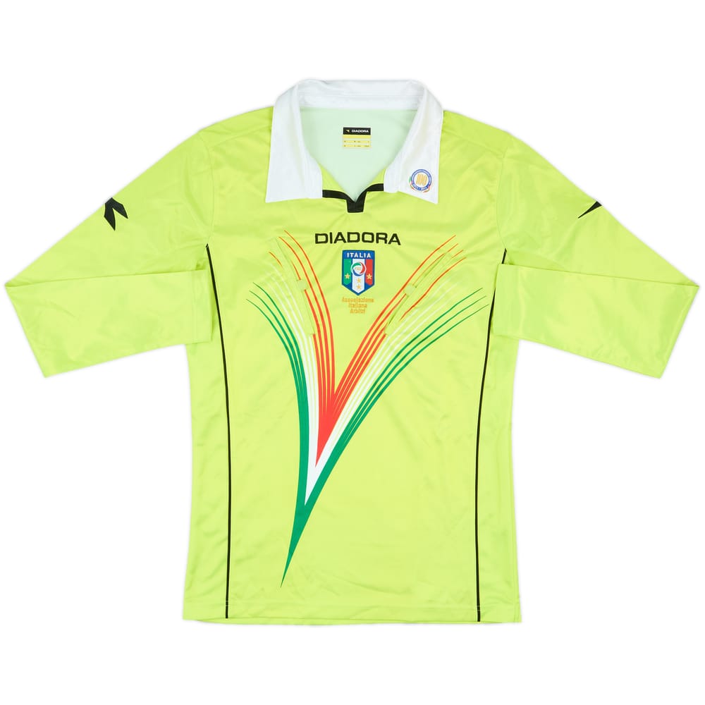 2011-12 Italy Diadora Referee L/S Shirt - 9/10 - (S)
