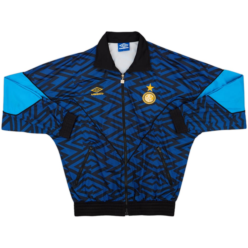 1992-93 Inter Milan Umbro Track Jacket - 8/10 - (L)