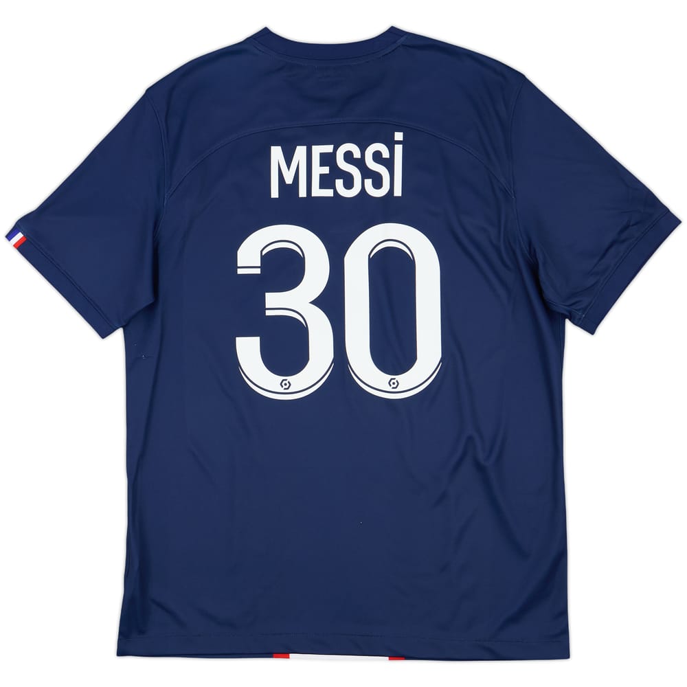 2022-23 Paris Saint-Germain Home Shirt Messi #30 - 9/10 - (L)