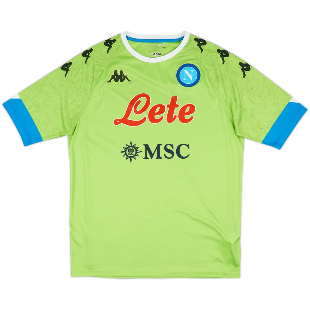 2020-21 Napoli GK S/S Shirt - 8/10 - (L)